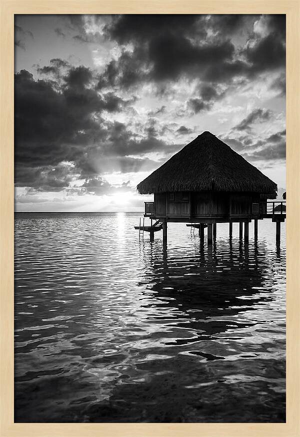Maldives Bungalow Reflection