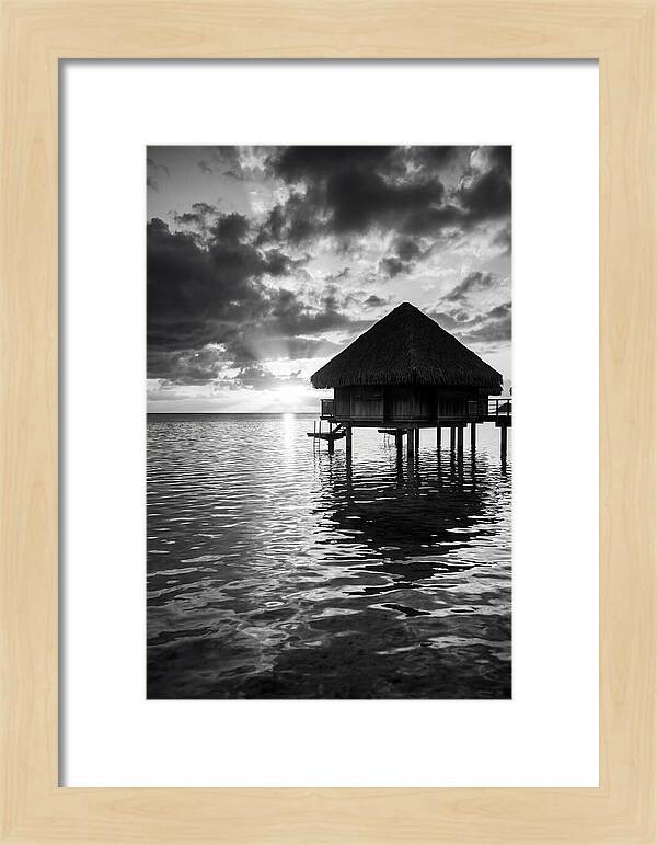 Maldives Bungalow Reflection