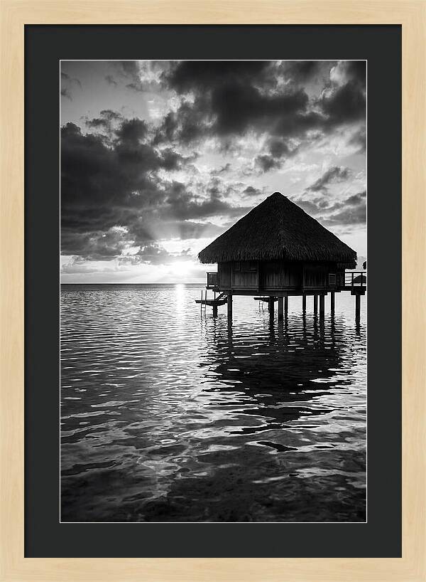 Maldives Bungalow Reflection