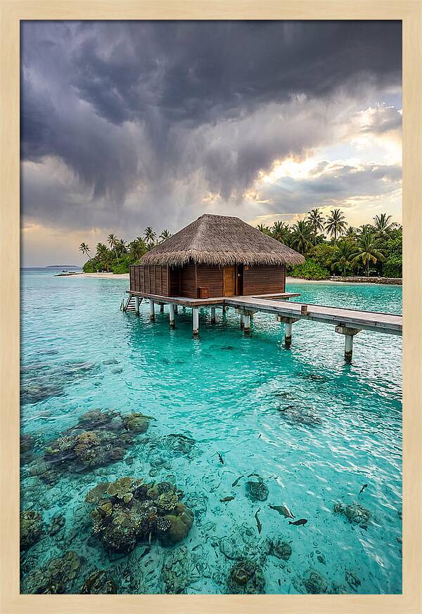 Maldives Turquoise Lagoon