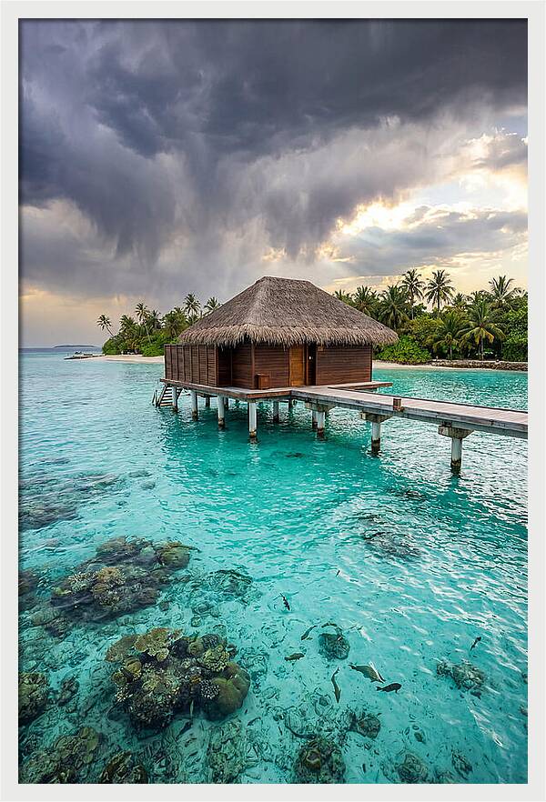 Maldives Turquoise Lagoon