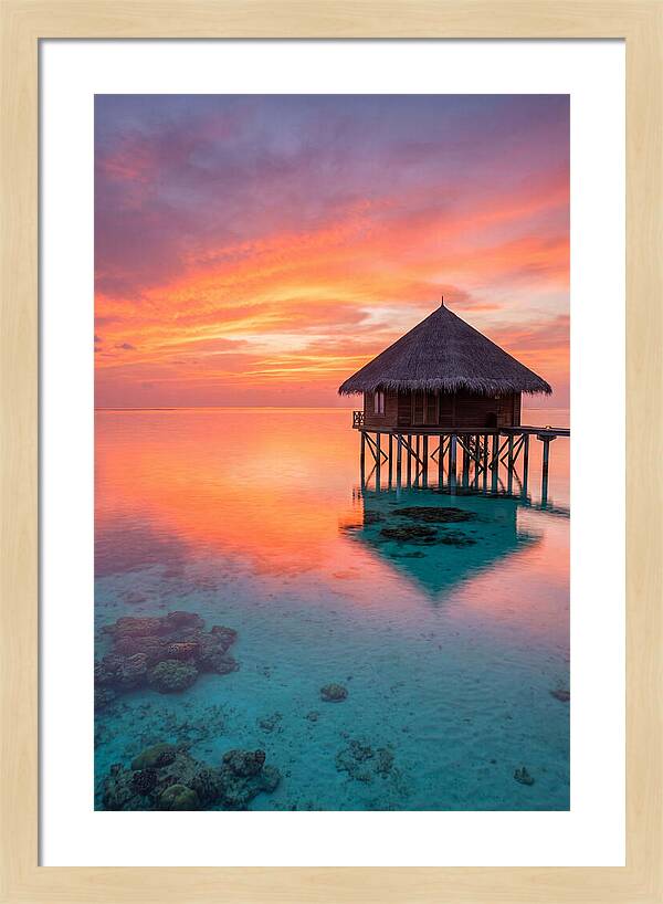Maldivian Sunset Serenity