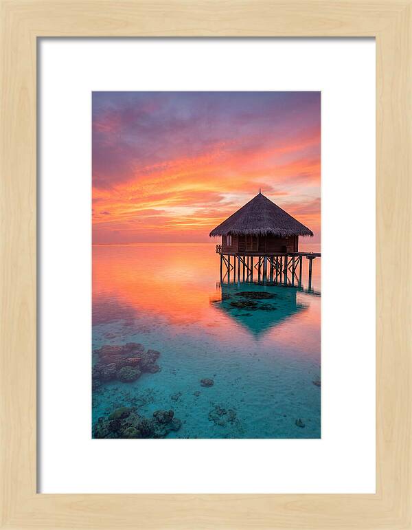 Maldivian Sunset Serenity