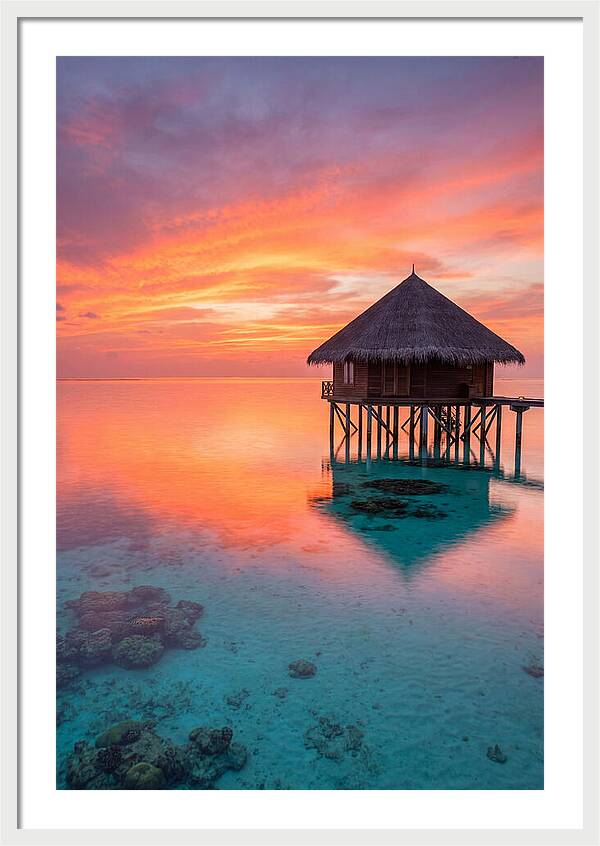 Maldivian Sunset Serenity