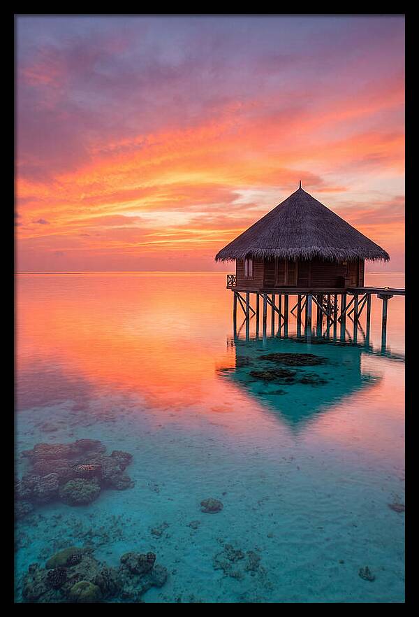Maldivian Sunset Serenity