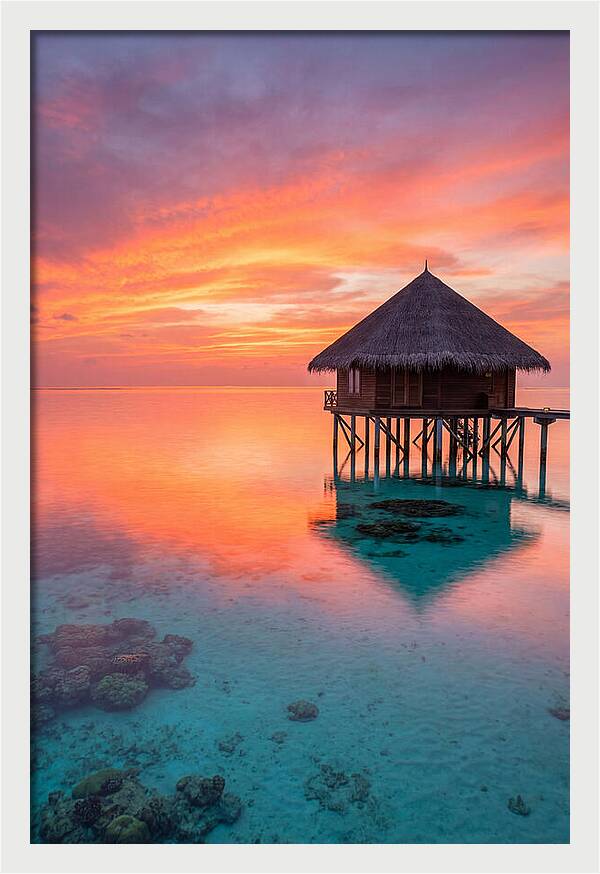 Maldivian Sunset Serenity