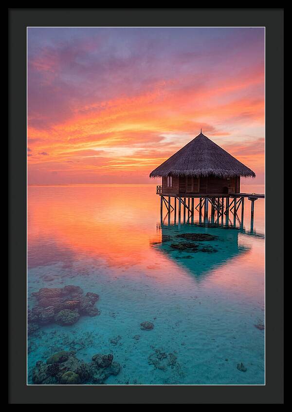 Maldivian Sunset Serenity