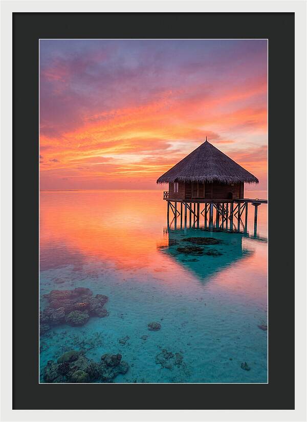 Maldivian Sunset Serenity