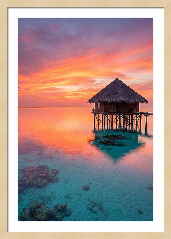 Maldivian Sunset Serenity