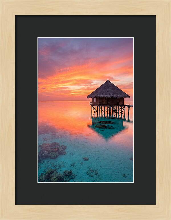 Maldivian Sunset Serenity