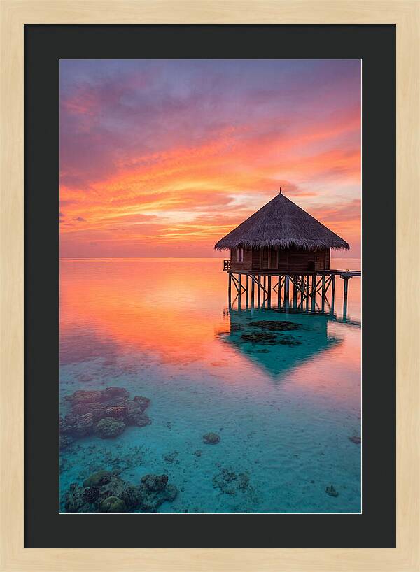 Maldivian Sunset Serenity