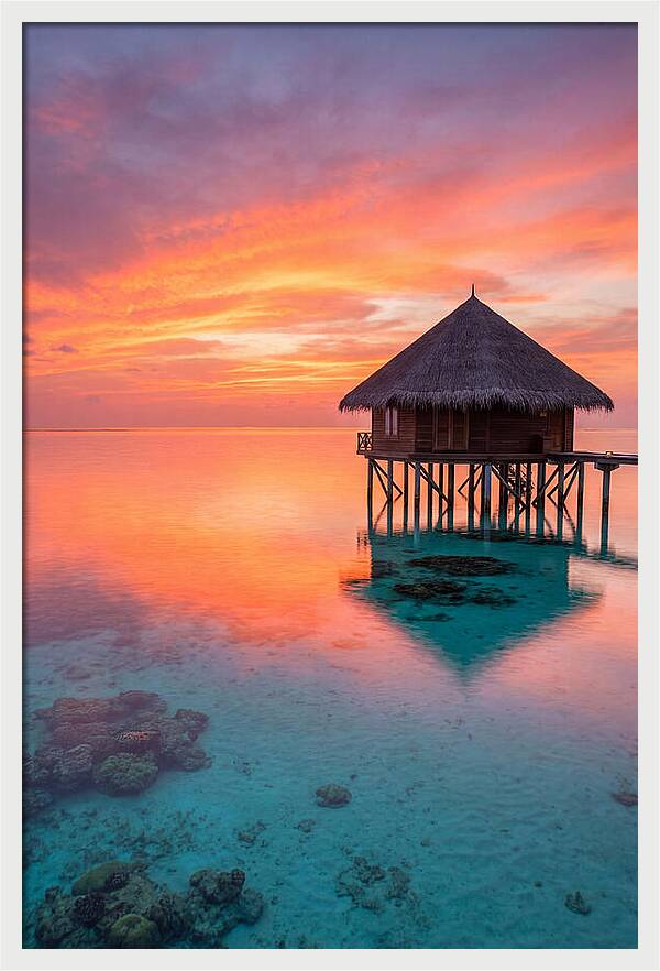 Maldivian Sunset Serenity