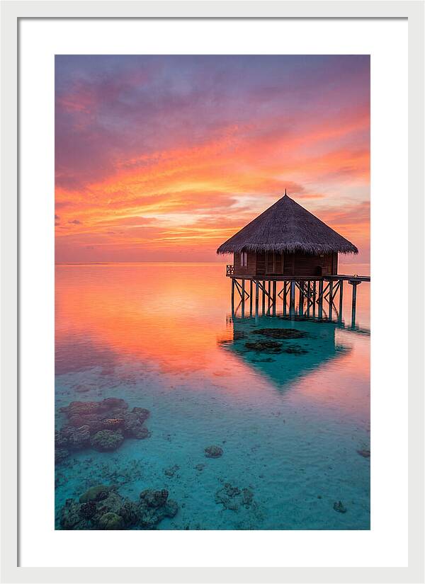 Maldivian Sunset Serenity