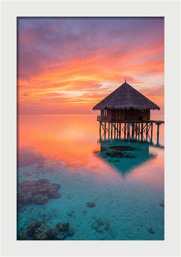 Maldivian Sunset Serenity