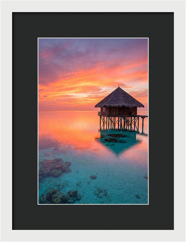 Maldivian Sunset Serenity