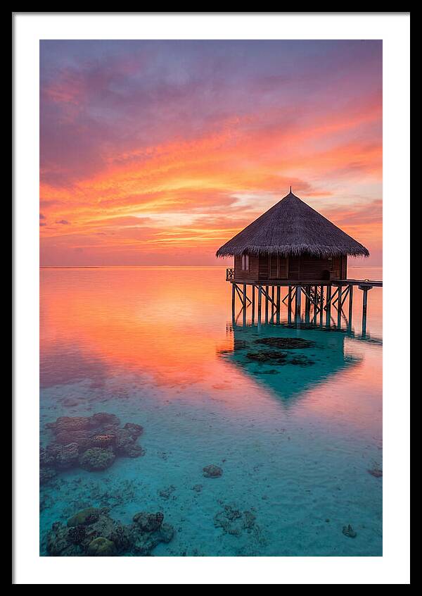 Maldivian Sunset Serenity
