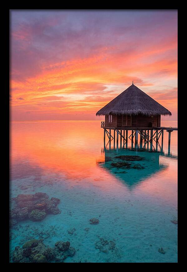 Maldivian Sunset Serenity