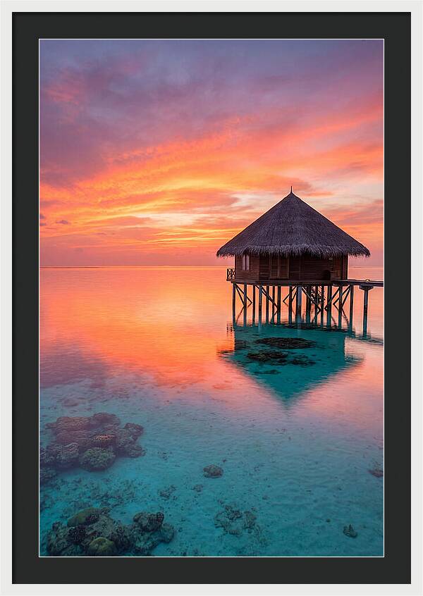 Maldivian Sunset Serenity