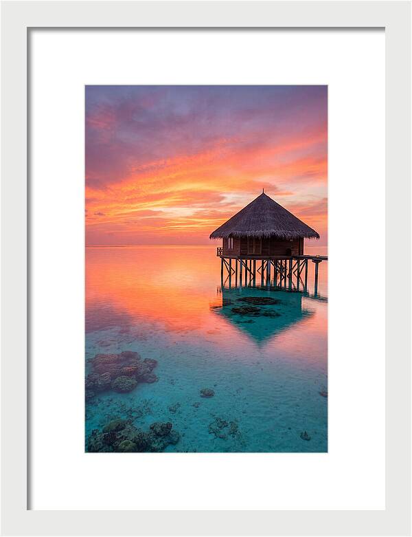 Maldivian Sunset Serenity
