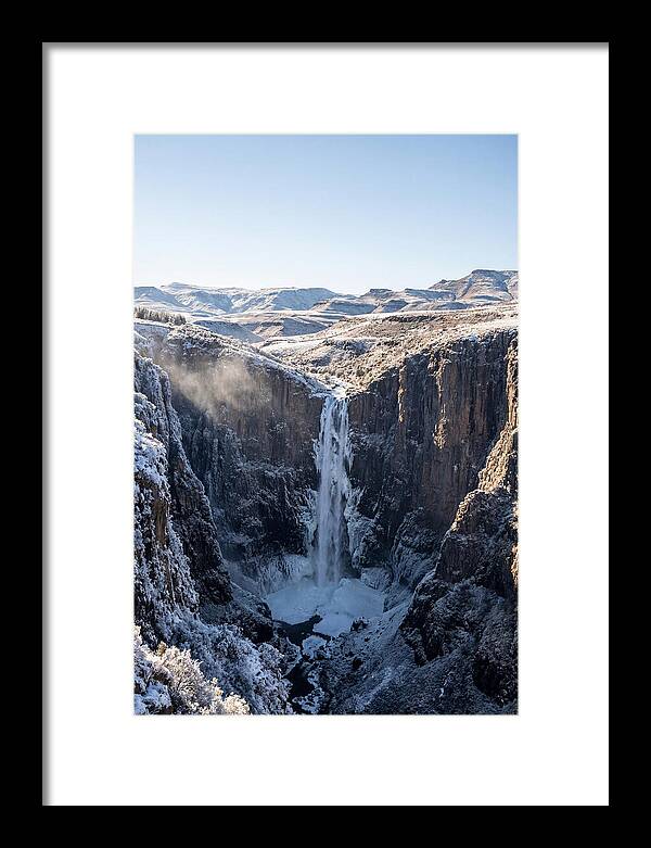 Maletsunyane Falls In Winter