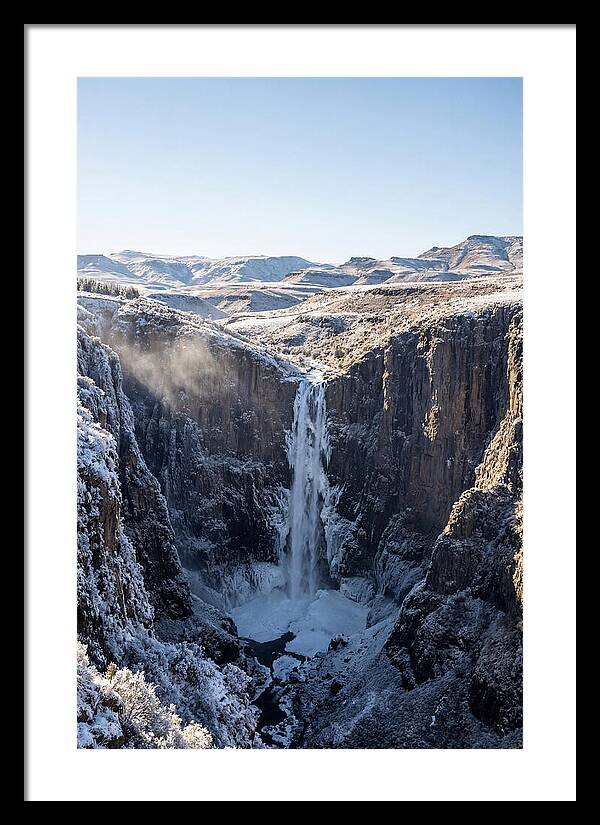 Maletsunyane Falls In Winter