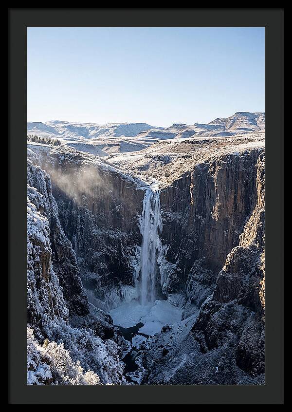 Maletsunyane Falls In Winter