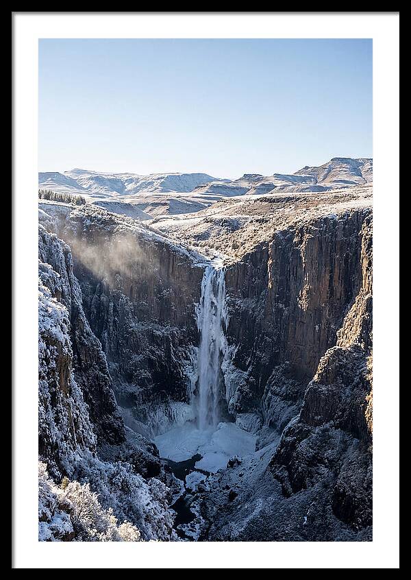 Maletsunyane Falls In Winter