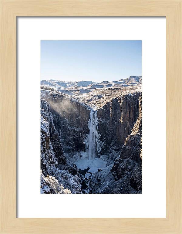 Maletsunyane Falls In Winter