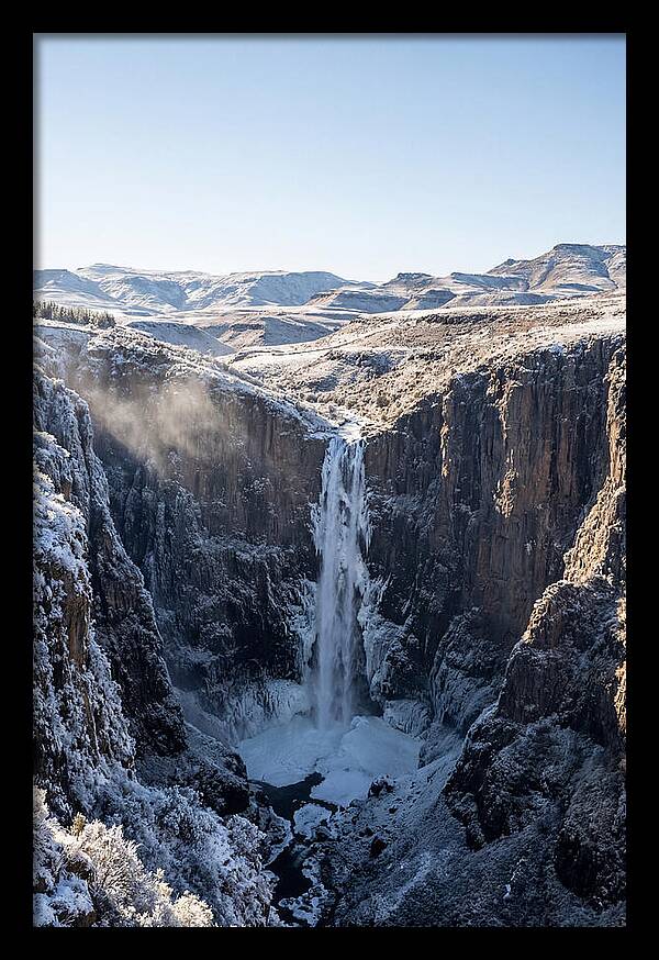 Maletsunyane Falls In Winter