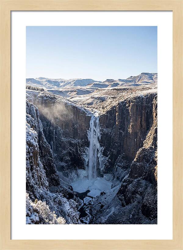 Maletsunyane Falls In Winter