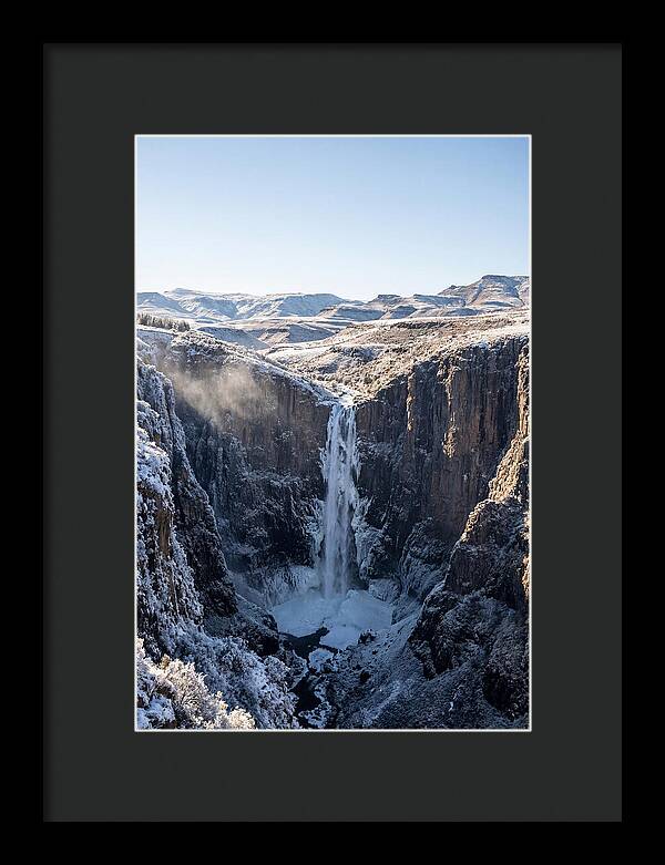 Maletsunyane Falls In Winter