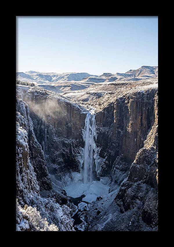 Maletsunyane Falls In Winter