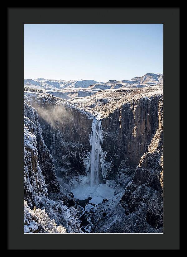 Maletsunyane Falls In Winter
