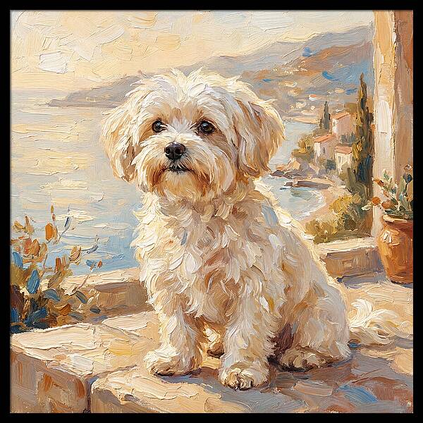 Maltese By The Mediterranean
