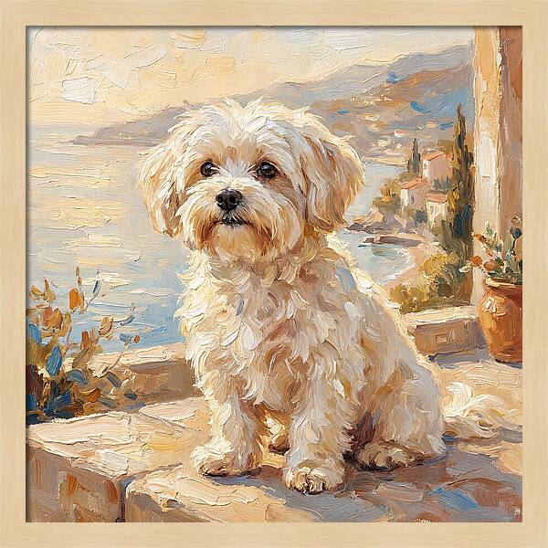 Maltese By The Mediterranean