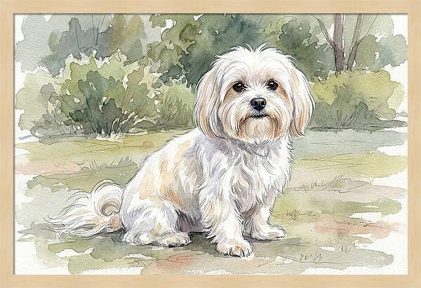 Maltese In Nature