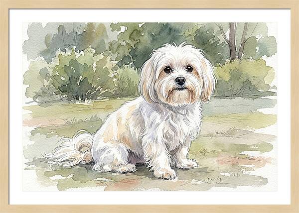 Maltese In Nature