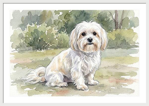 Maltese In Nature