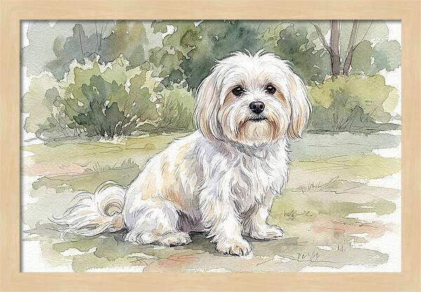 Maltese In Nature