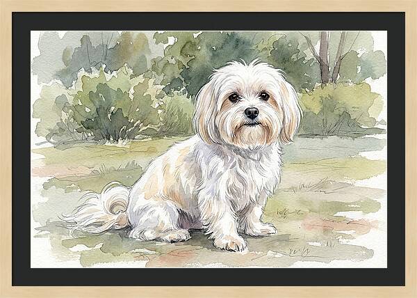 Maltese In Nature