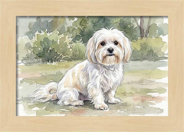 Maltese In Nature