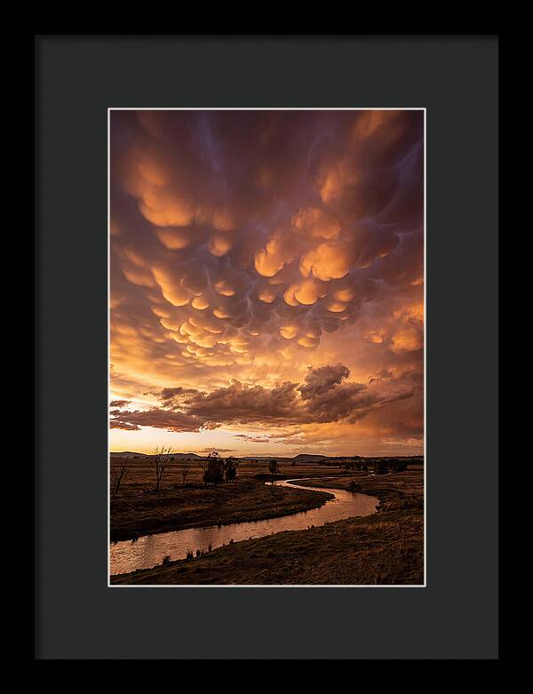Mammatus Clouds At Dusk