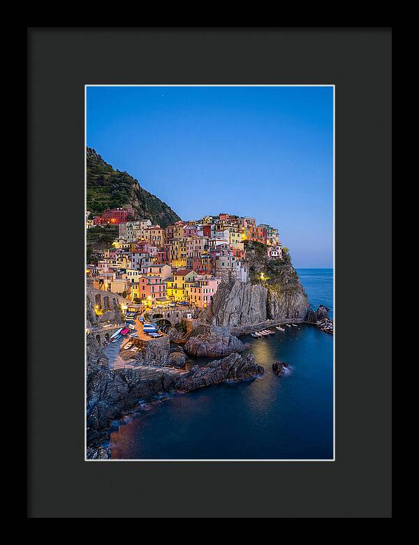 Manarola At Blue Hour