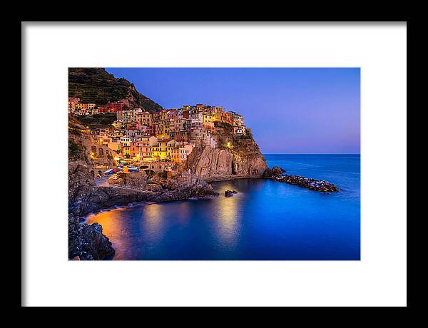Manarola Beneath Evening Stars