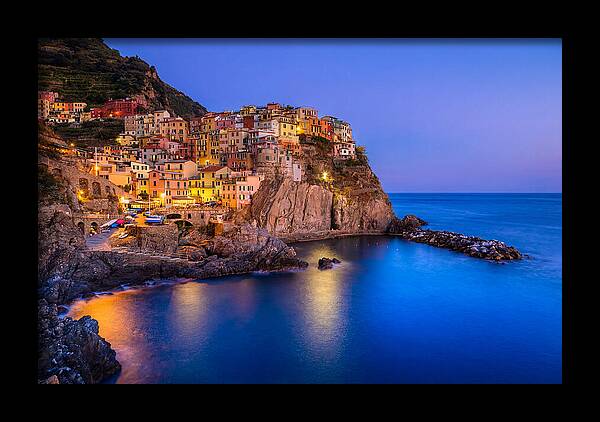 Manarola Beneath Evening Stars