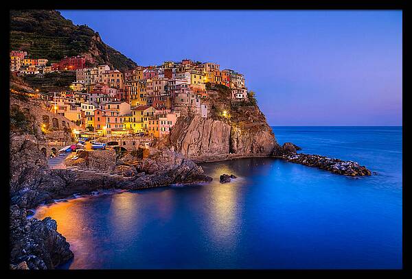 Manarola Beneath Evening Stars