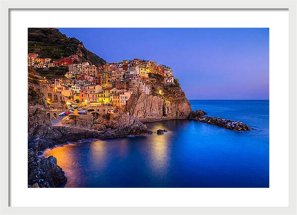 Manarola Beneath Evening Stars