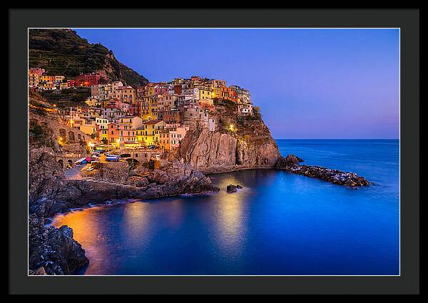 Manarola Beneath Evening Stars