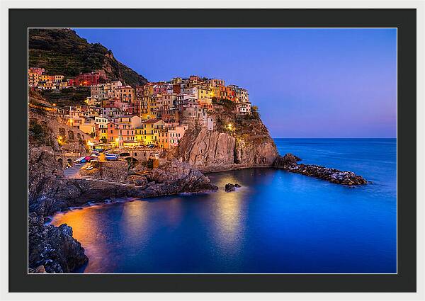 Manarola Beneath Evening Stars