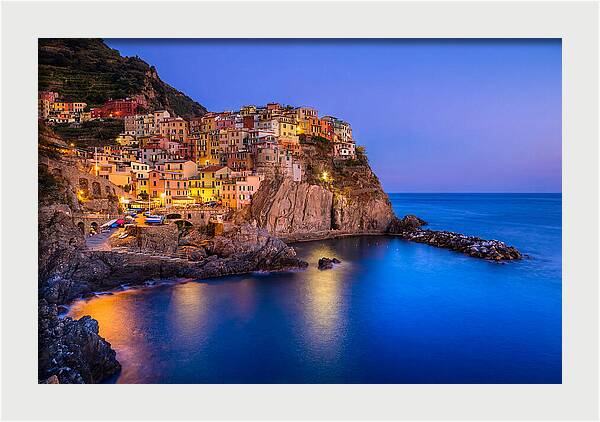 Manarola Beneath Evening Stars